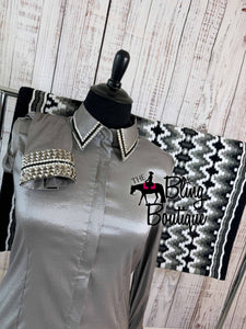 Silver Studs Day Shirt Set (3XL)