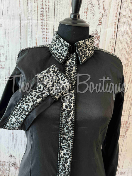 Black, Grey & Leopard Day Shirt Set (2XL)