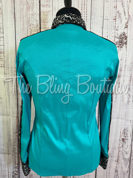 Teal & Leopard Day Shirt Set (2XL)