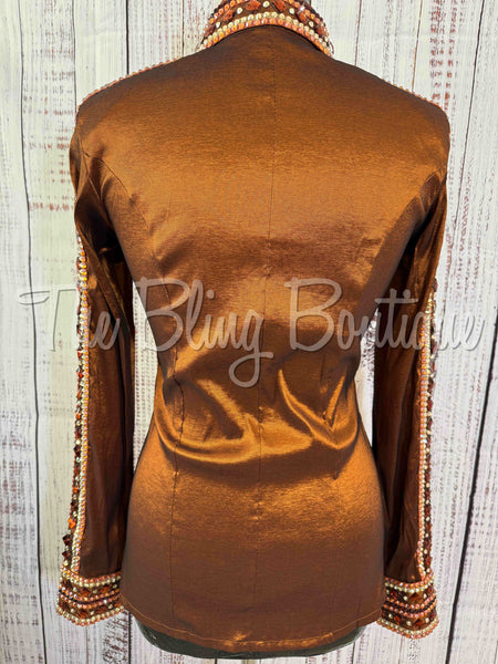 Rust, Copper & Tan Day Shirt Set (S)