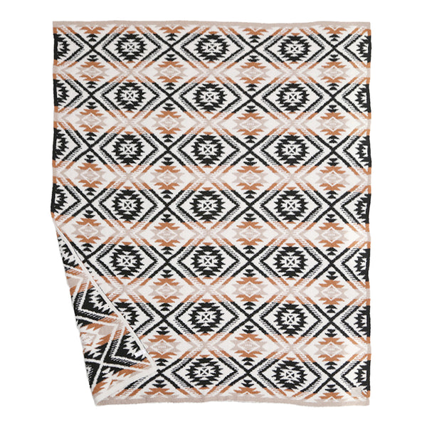 Aztec Neutrals Throw Blanket